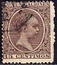 Spain 1889 Castaño 15 CTS Castaño Edifil 219. España 1889 219 u. Subida por susofe